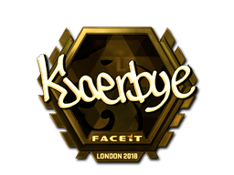 Sticker | Kjaerbye (Gold) | London 2018