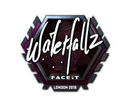 Sticker | waterfaLLZ (Foil) | London 2018