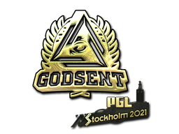 Sticker | GODSENT (Gold) | Stockholm 2021