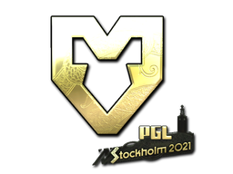 Sticker | MOUZ (Gold) | Stockholm 2021