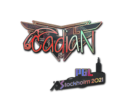 Sticker | cadiaN (Holo) | Stockholm 2021