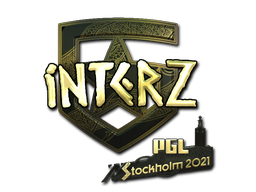 Sticker | interz (Gold) | Stockholm 2021