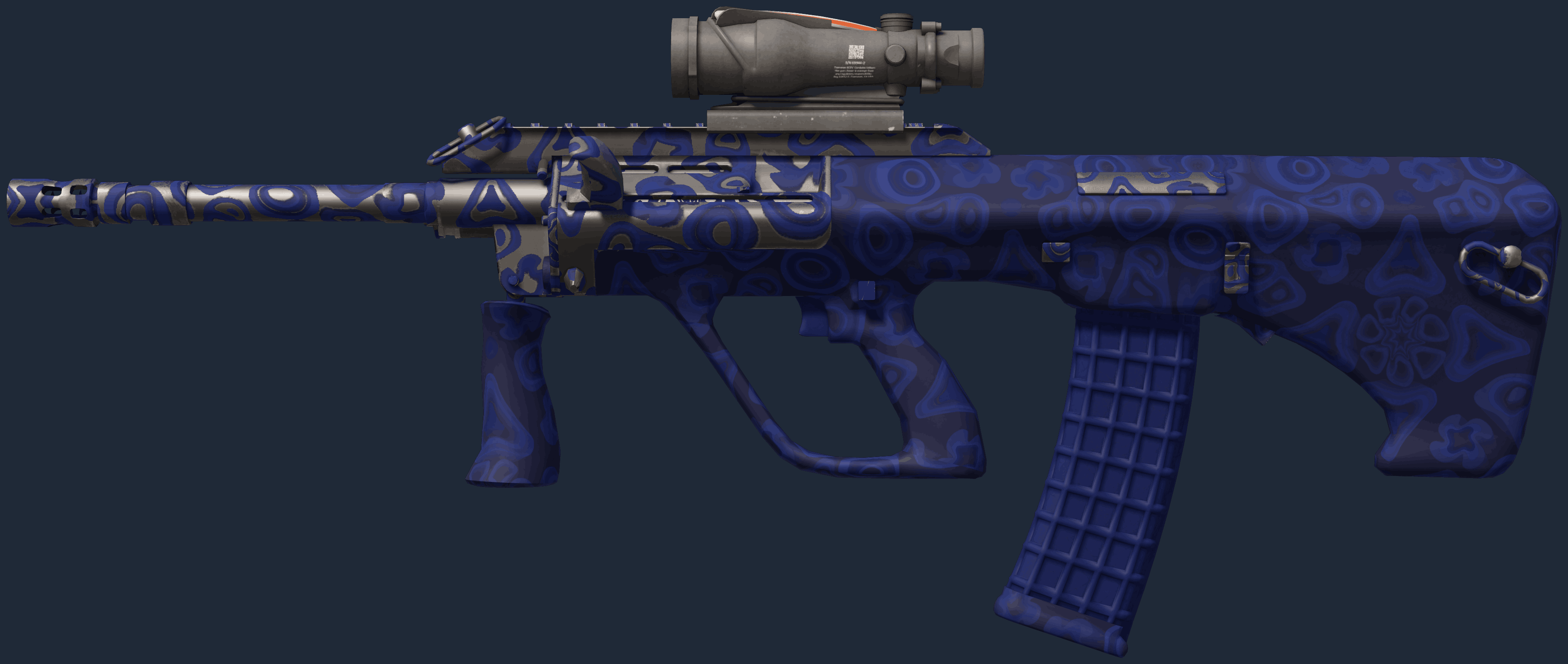 AUG | Navy Murano Pattern
