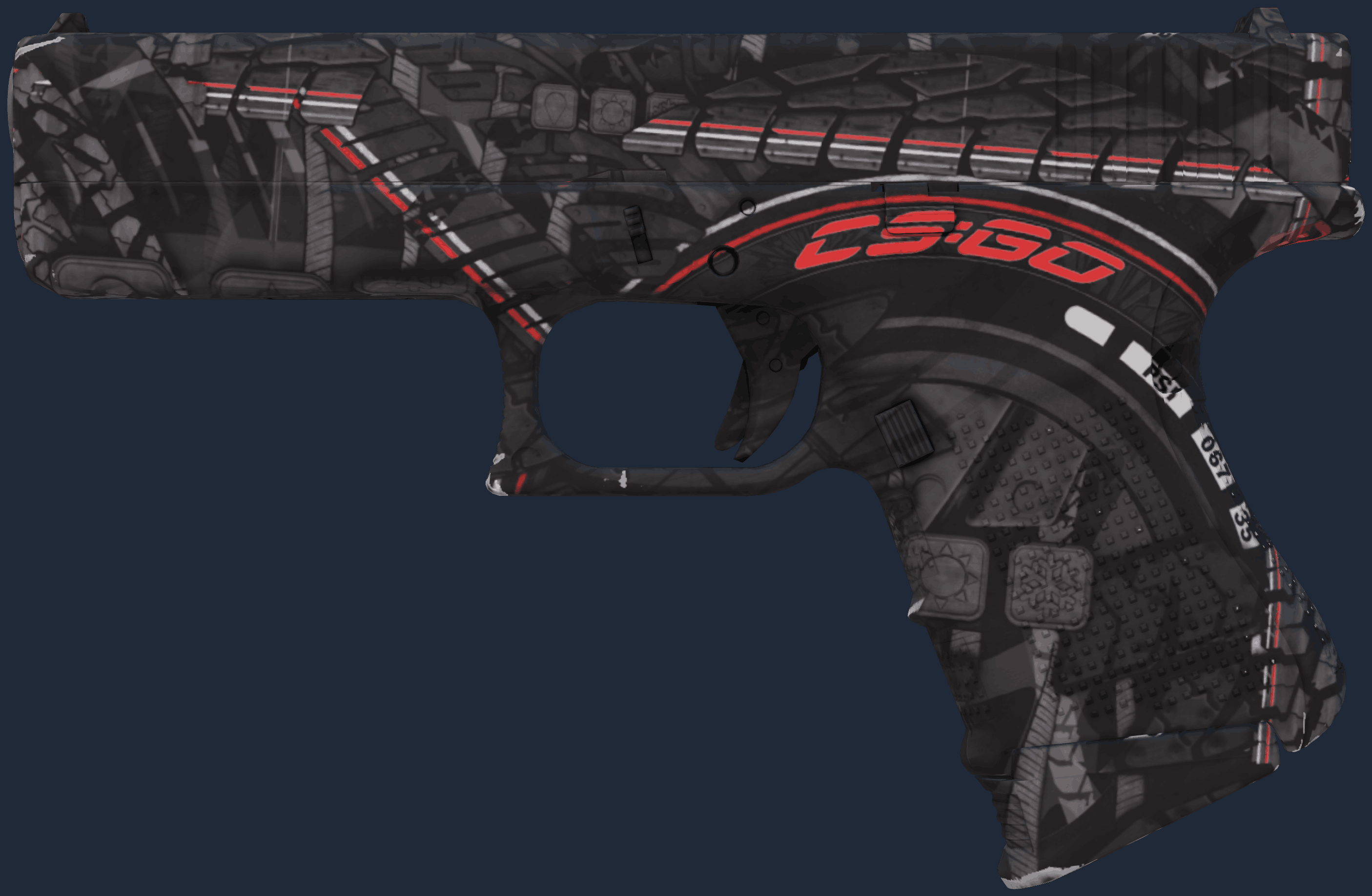 Glock-18 | Red Tire Pattern