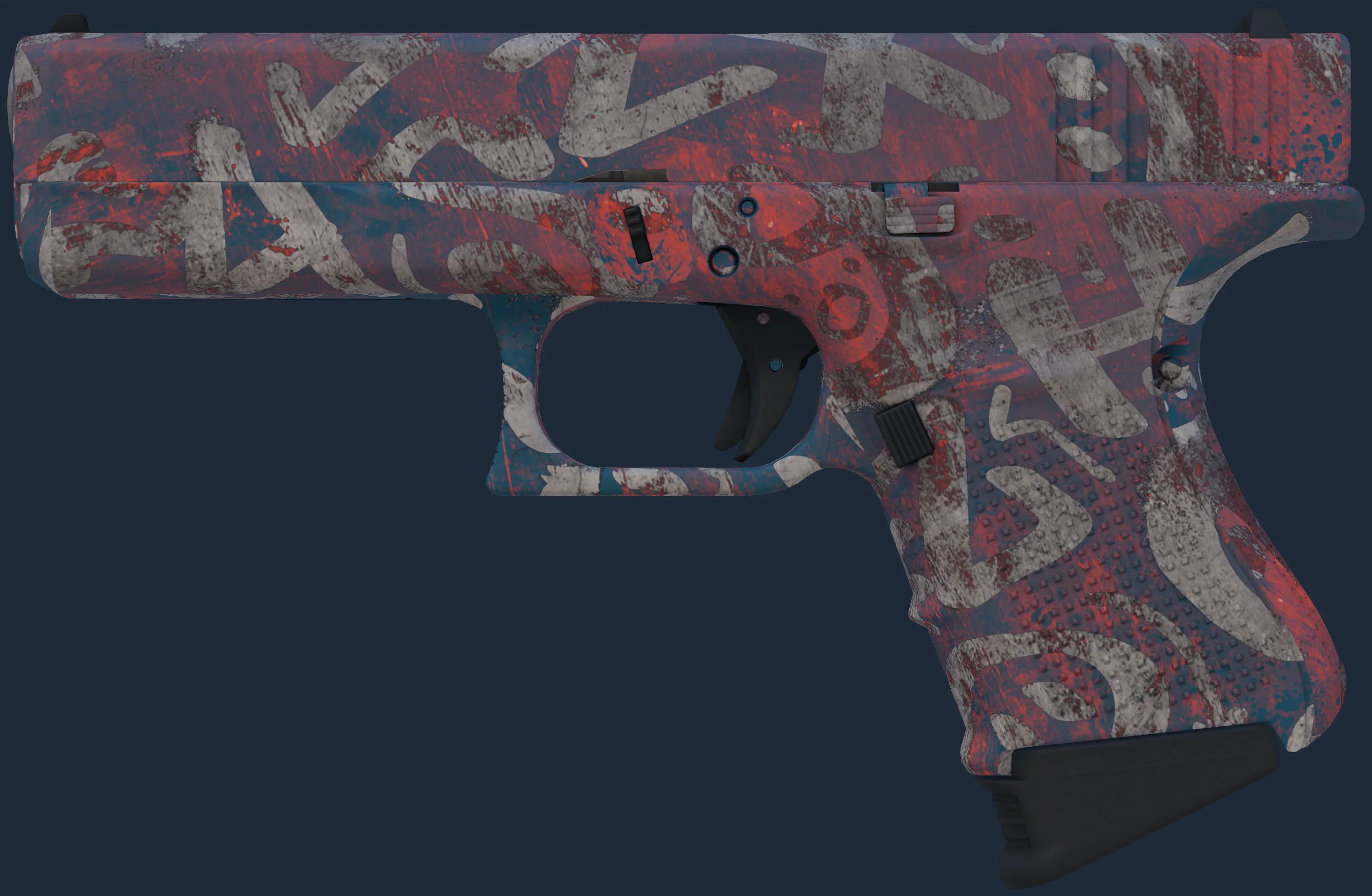 Glock-18 | Teal Graf Pattern