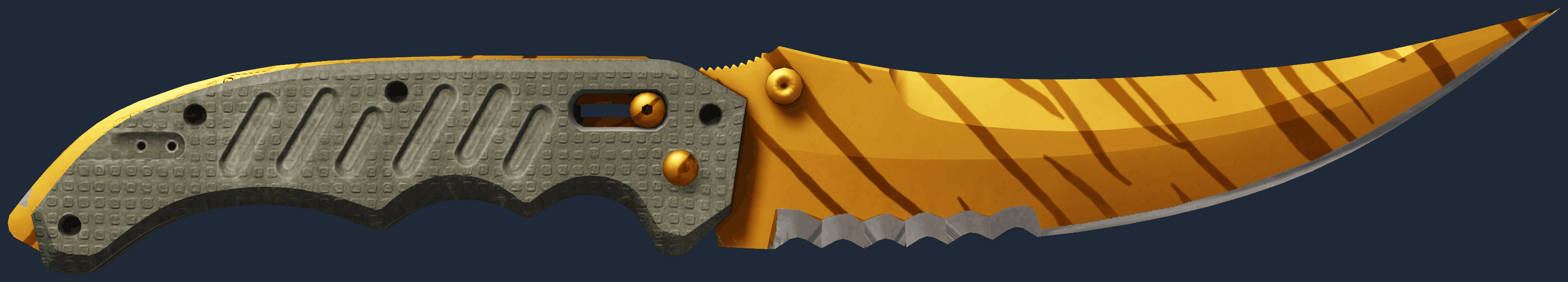 ★ Flip Knife | Tiger Tooth Pattern