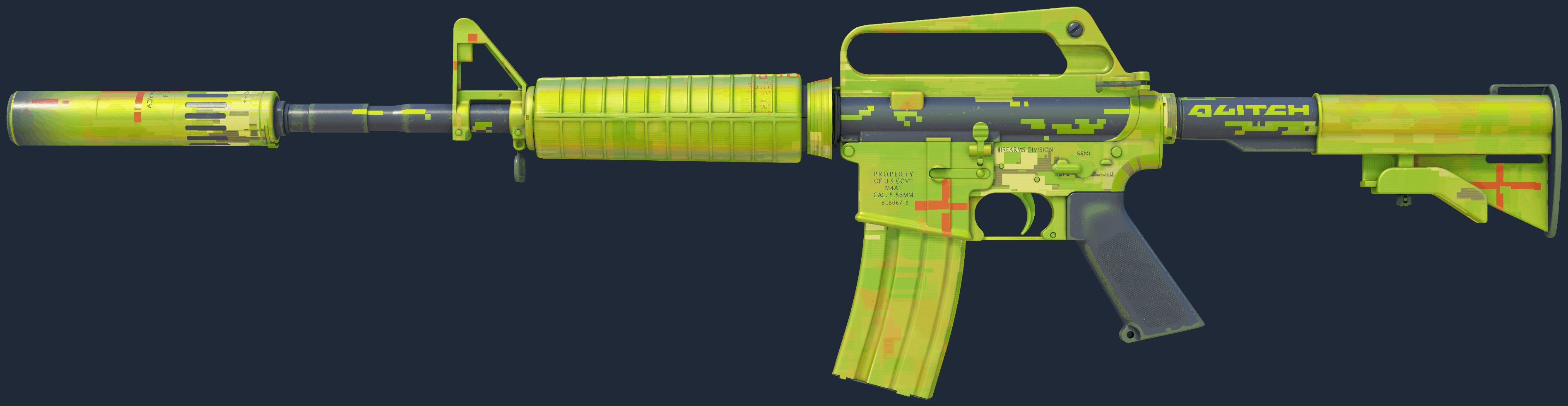 M4A1-S | Fatal Glitch Pattern