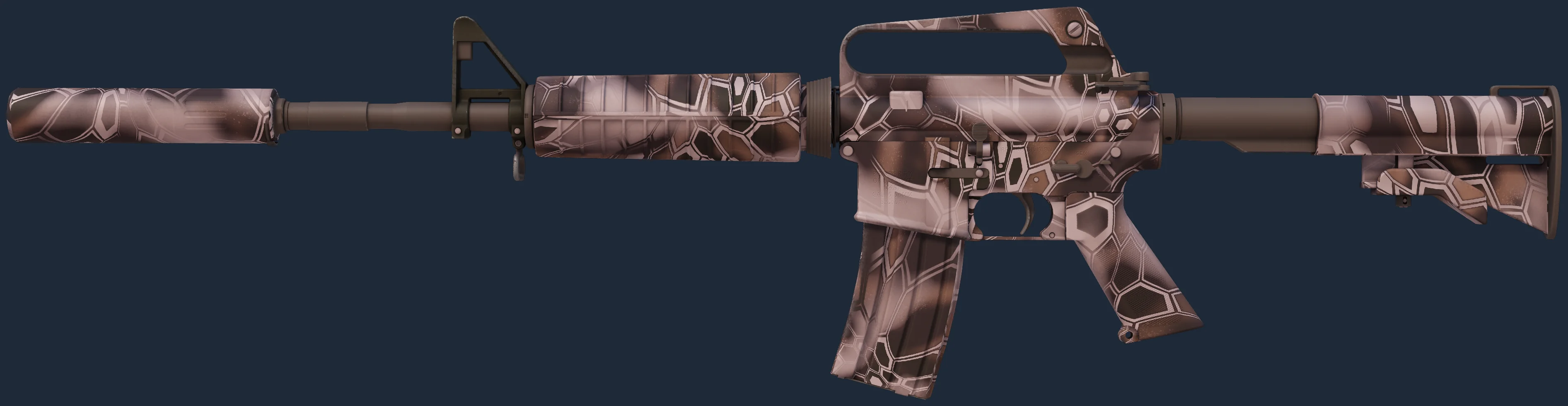 M4A1-S | Rose Hex Pattern