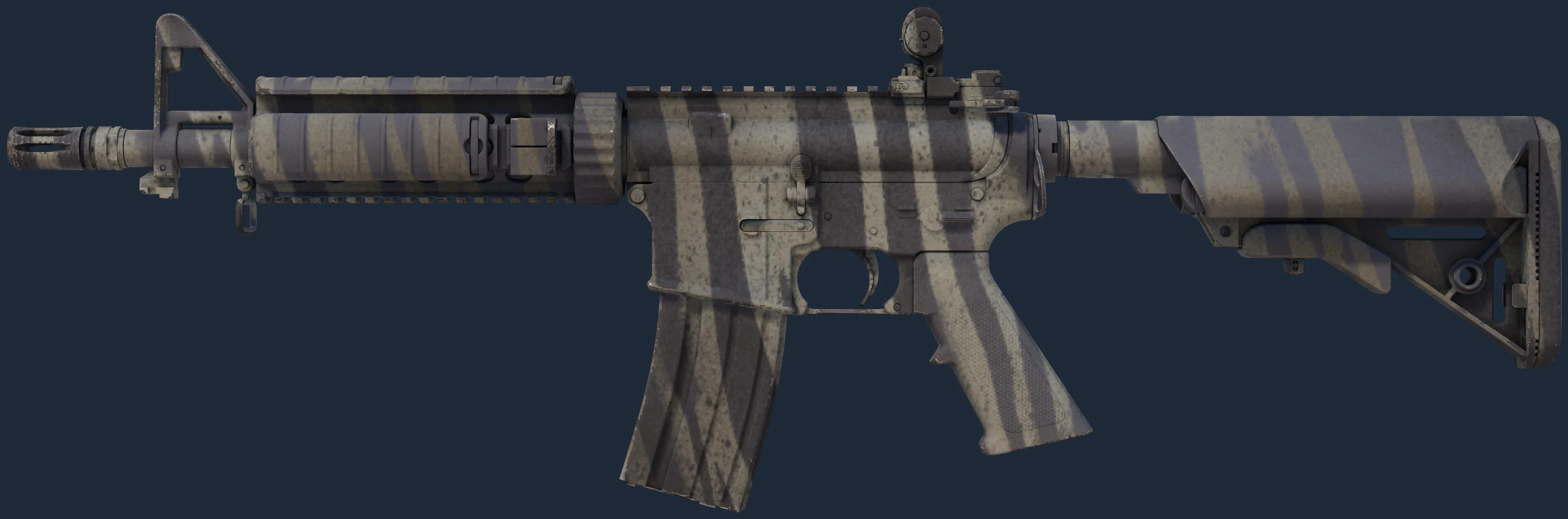 M4A4 | Faded Zebra Pattern