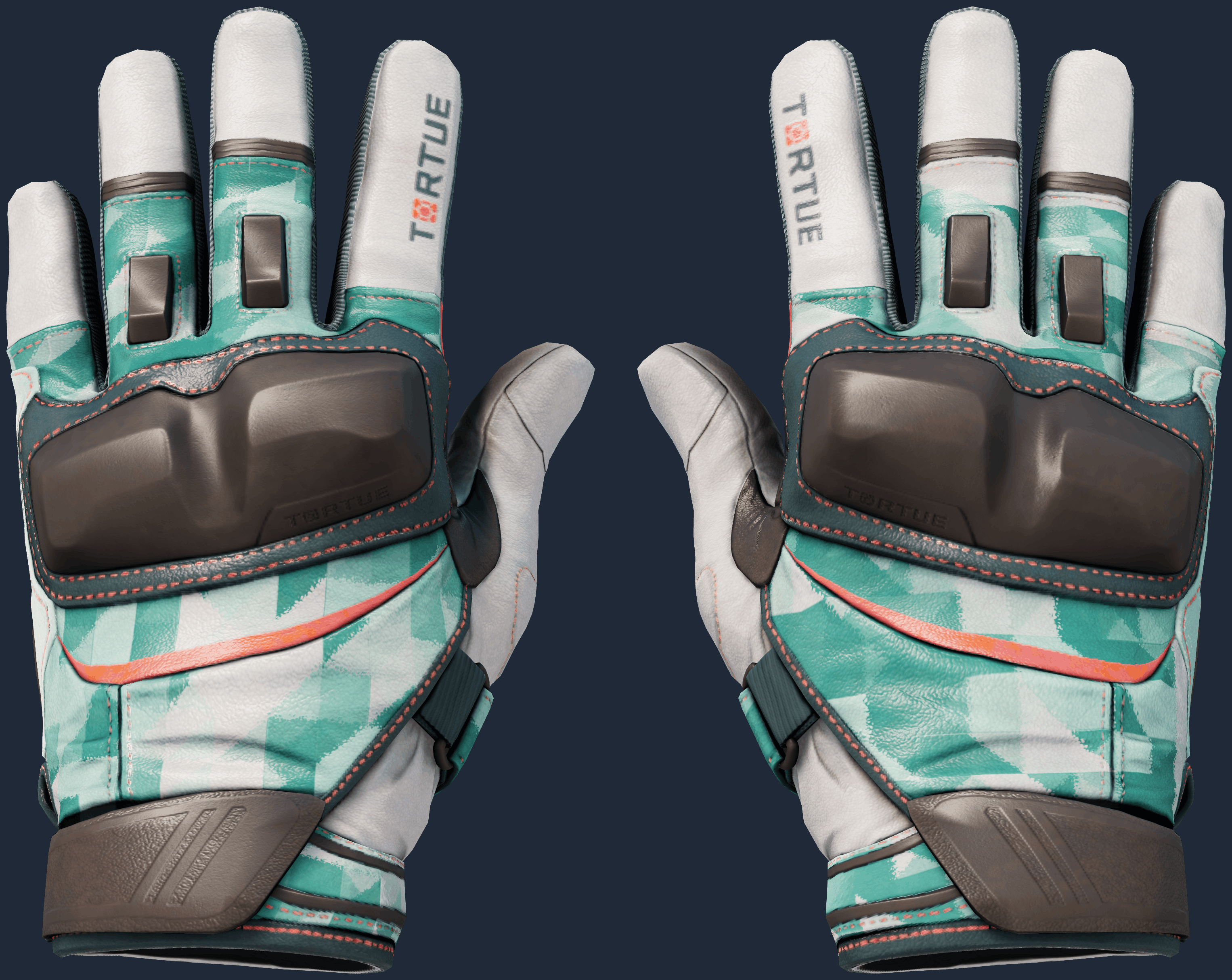 ★ Moto Gloves | Spearmint Pattern