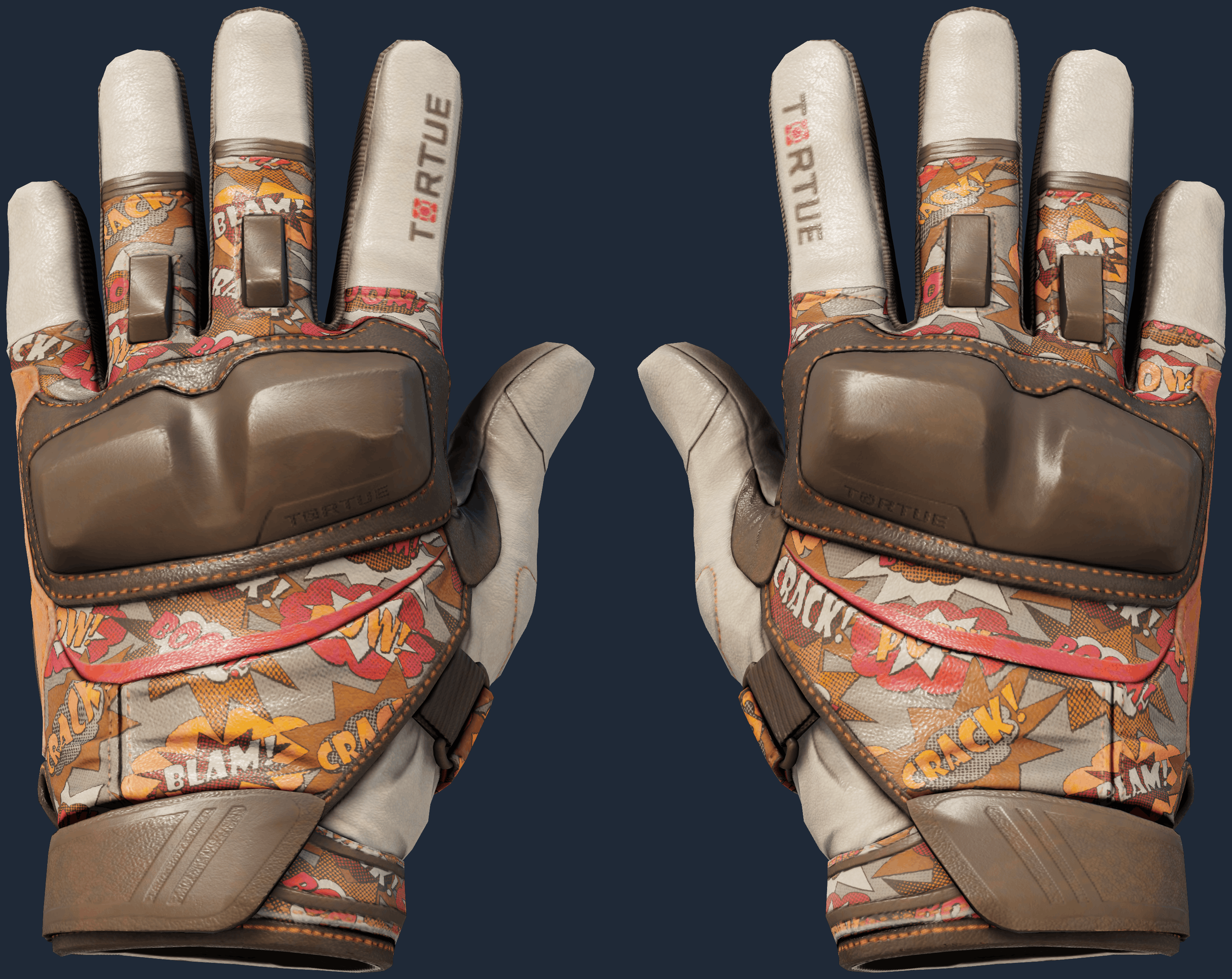★ Moto Gloves | POW! Pattern