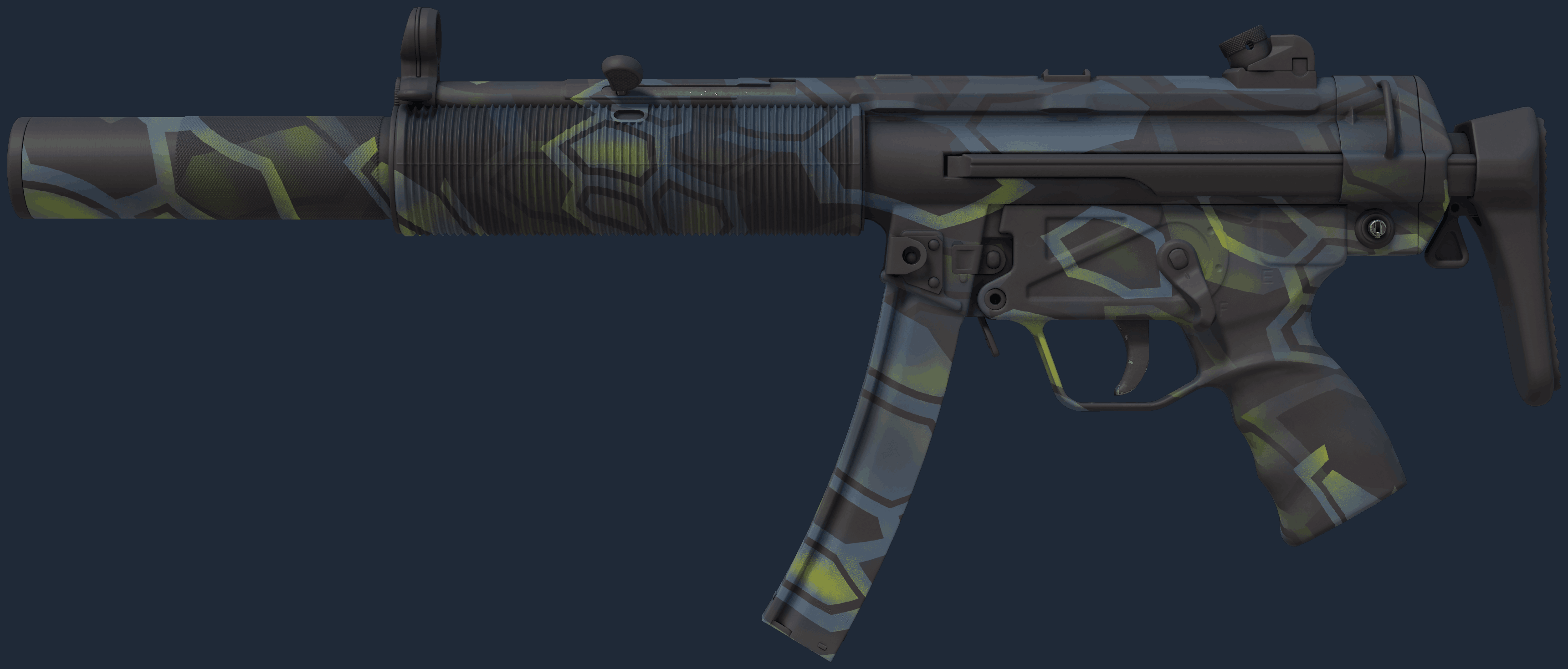 MP5-SD | Lime Hex Pattern