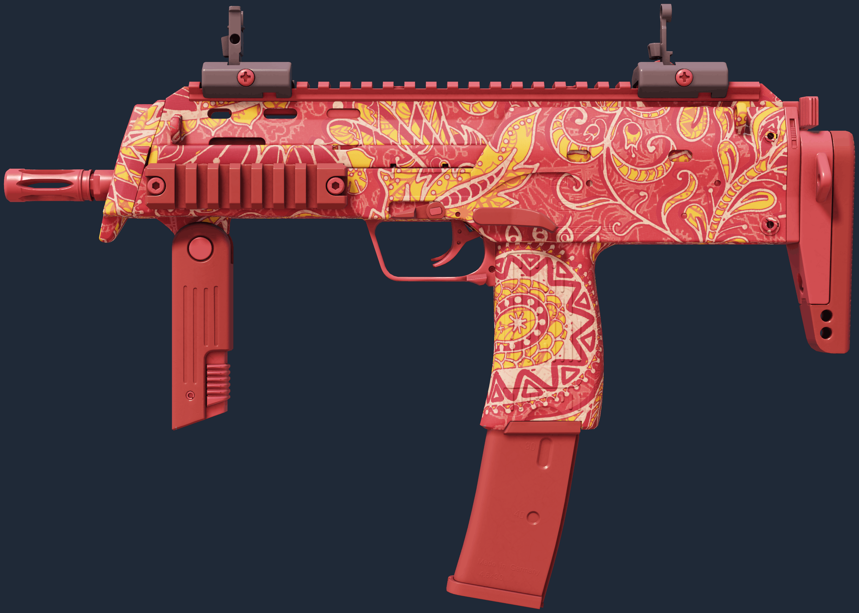 MP7 | Coral Paisley Pattern