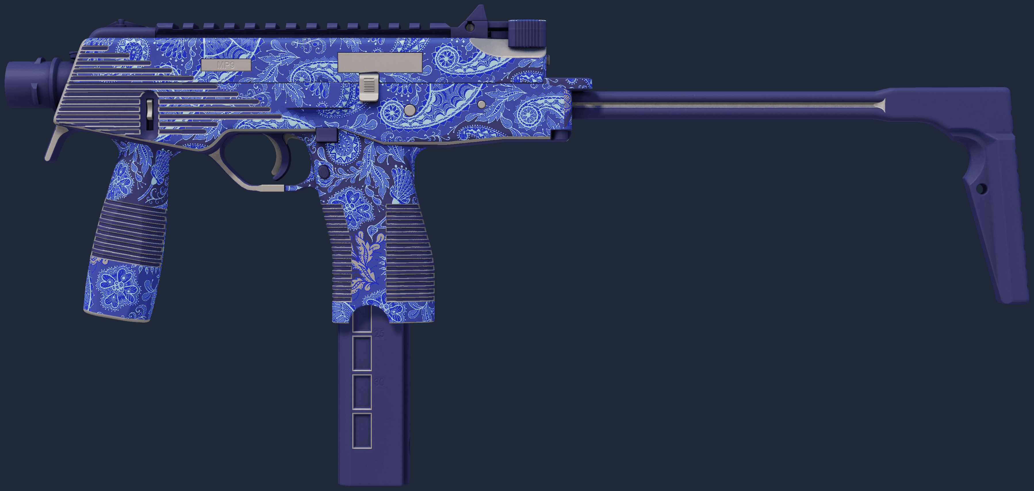 MP9 | Cobalt Paisley Pattern