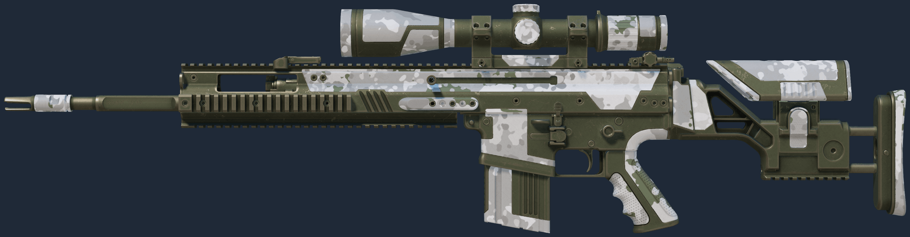 SCAR-20 | Arctic Camo Panels Pattern
