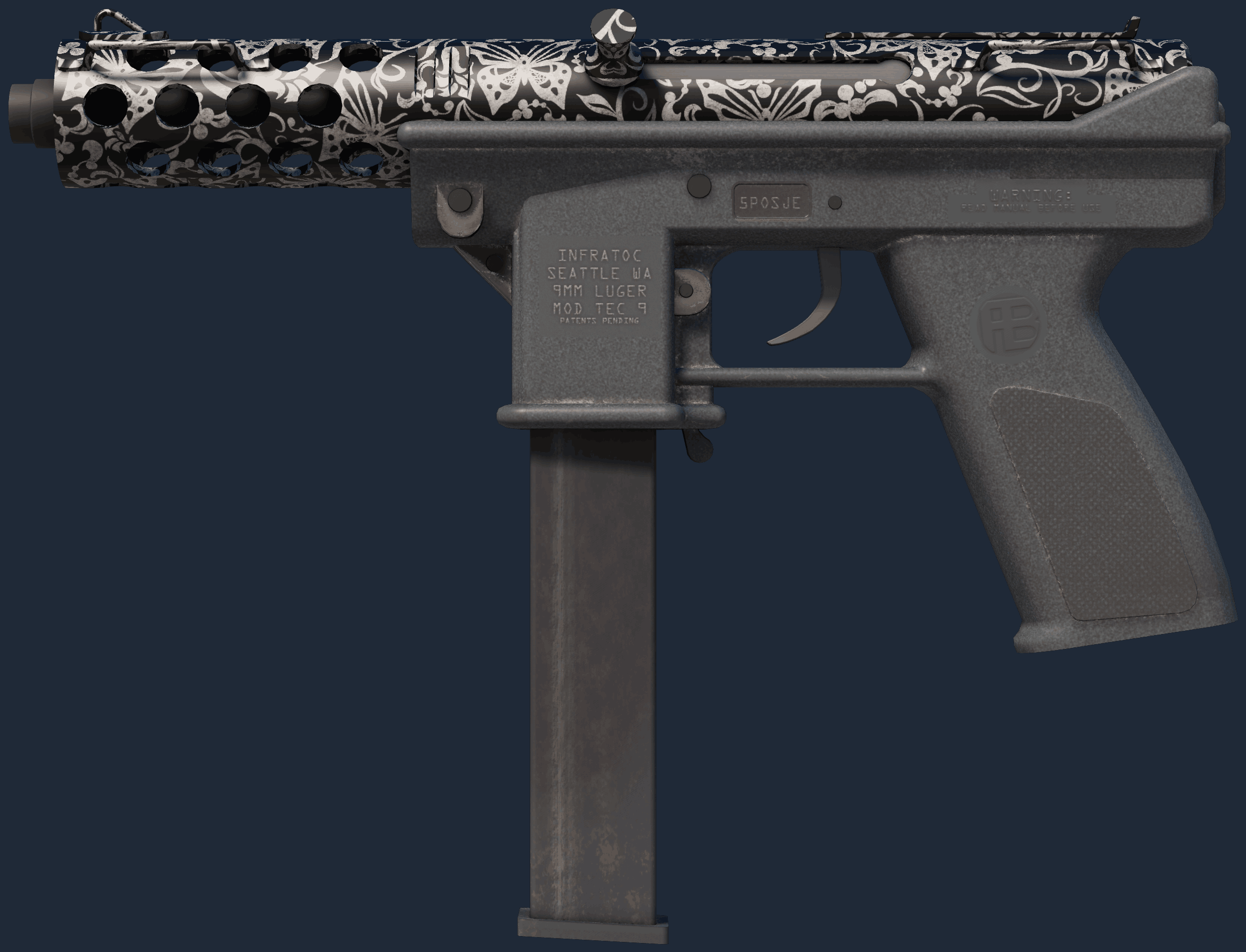 Tec-9 | Cut Out Pattern