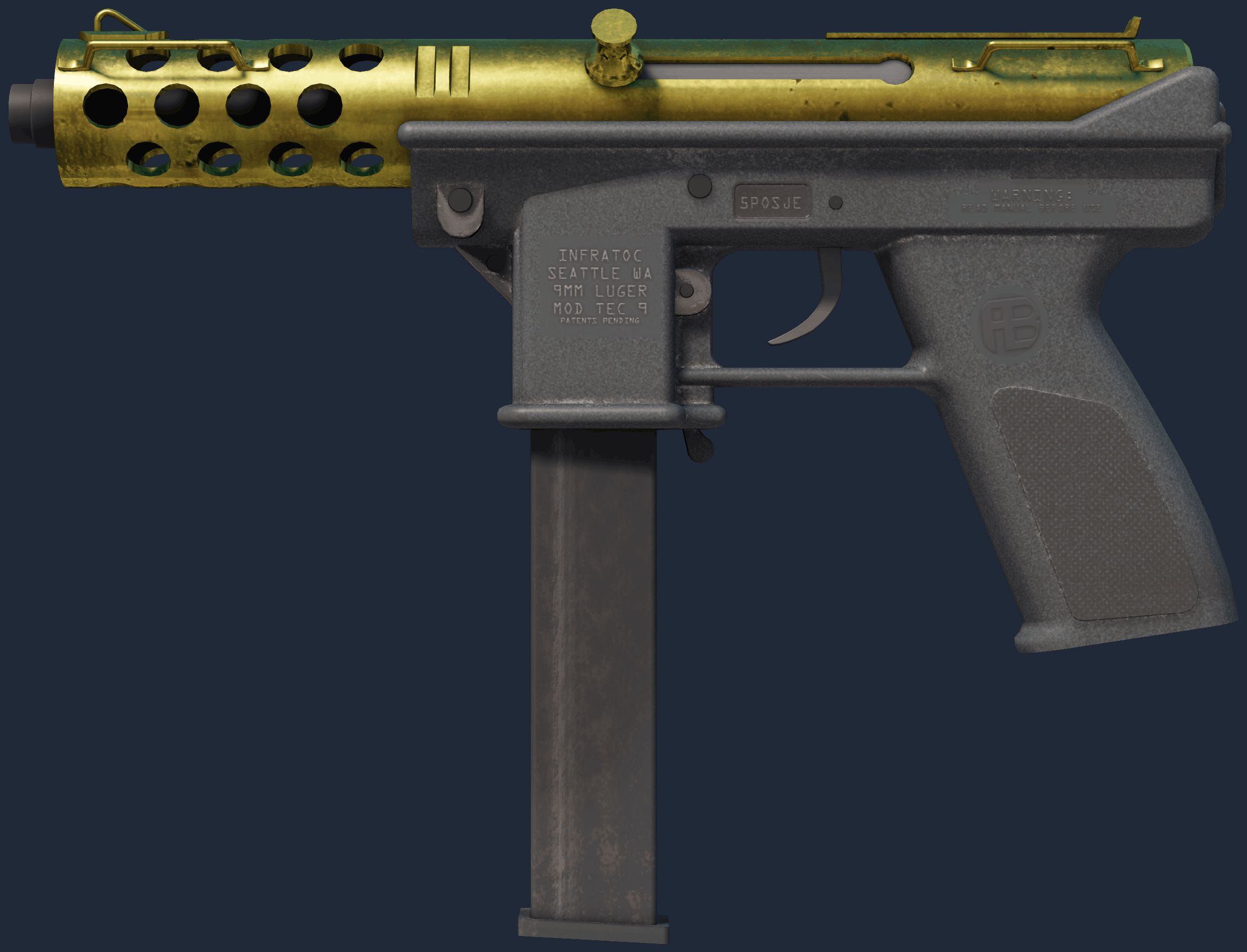 Tec-9 | Brass Pattern