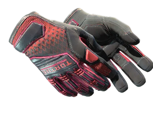 Crimson Kimono Gloves