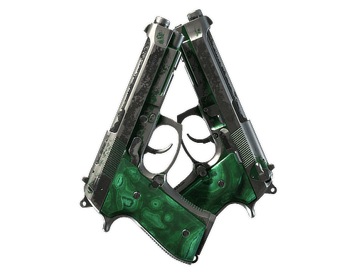 Dual Berettas | Polished Malachite