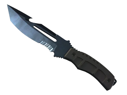 StatTrak ★ Survival Knife | Blue Steel (Factory New)