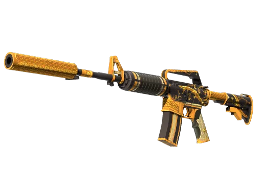 M4A1-S | Golden Coil (Minimal Wear)