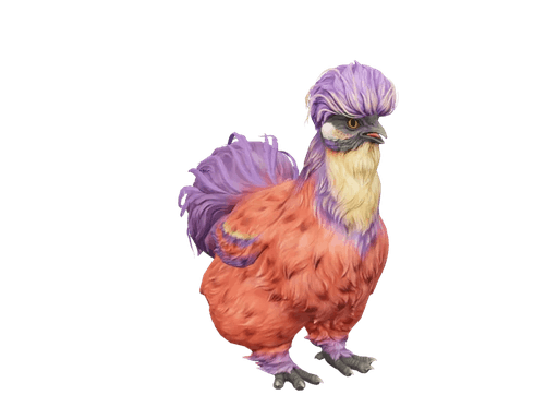 Pet Chicken | Silkie (Red Beetle)