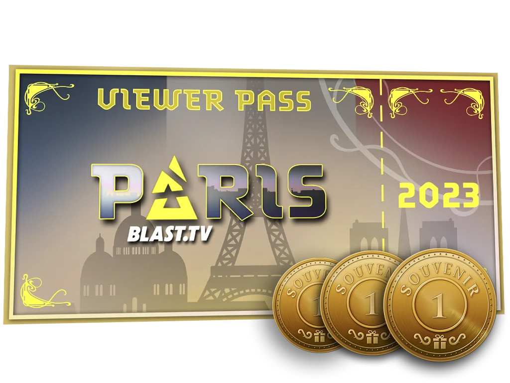 Paris 2023 Viewer Pass + 3 Souvenir Tokens
