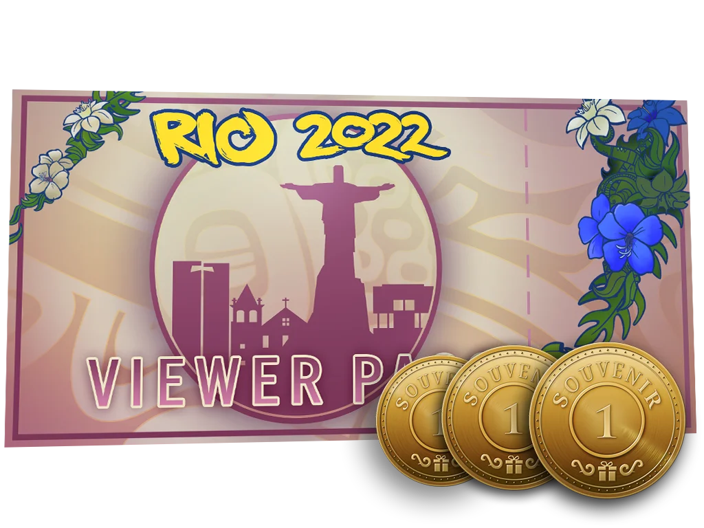 Rio 2022 Viewer Pass + 3 Souvenir Tokens