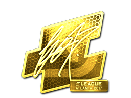 Sticker | fox (Gold) | Atlanta 2017