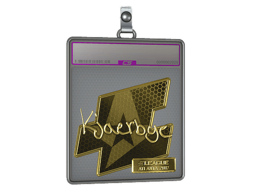 Sticker | Kjaerbye (Gold) | Atlanta 2017