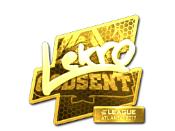 Sticker | Lekr0 (Gold) | Atlanta 2017