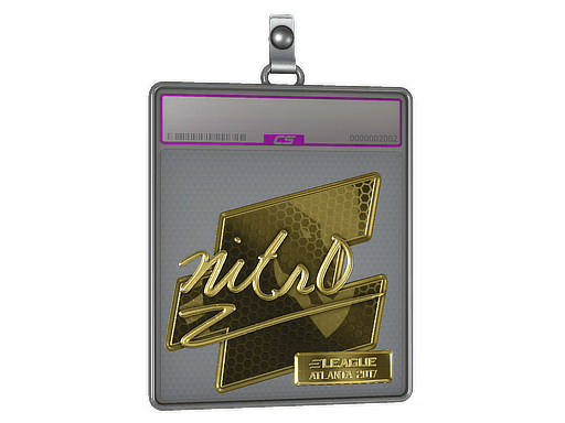 Sticker | nitr0 (Gold) | Atlanta 2017