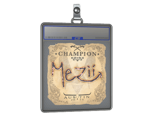 Sticker | mezii (Champion) | Austin 2025