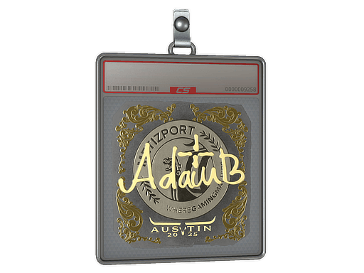 Sticker | adamb (Gold) | Austin 2025