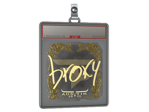 Sticker | broky (Gold) | Austin 2025