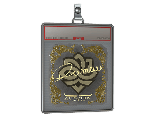 Sticker | dumau (Gold) | Austin 2025