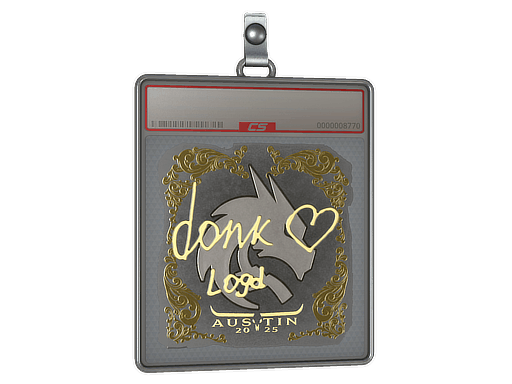 Sticker | donk (Gold) | Austin 2025