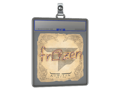 Sticker | frozen | Austin 2025