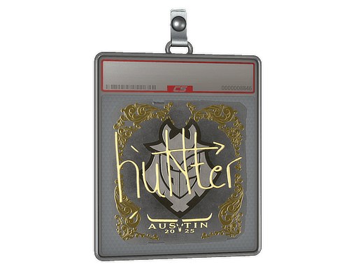 Sticker | huNter- (Gold) | Austin 2025