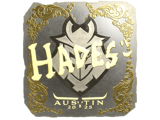 Sticker | hades (Gold) | Austin 2025