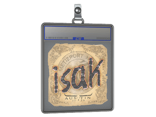 Sticker | isak | Austin 2025