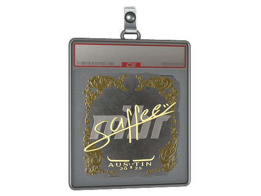 Sticker | saffee (Gold) | Austin 2025