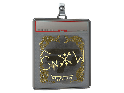 Sticker | snow (Gold) | Austin 2025