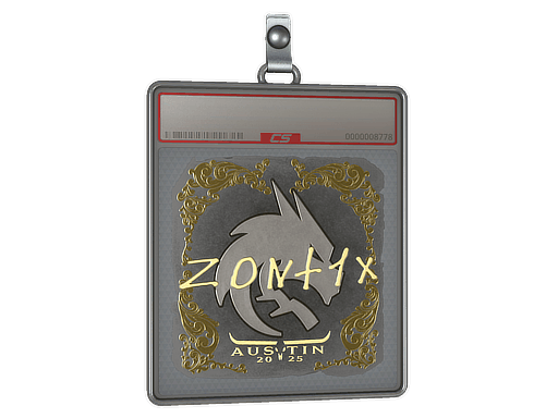 Sticker | zont1x (Gold) | Austin 2025