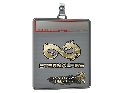Sticker | Eternal Fire (Gold) | Antwerp 2022