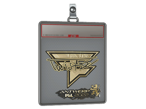 Sticker | Twistzz (Gold) | Antwerp 2022