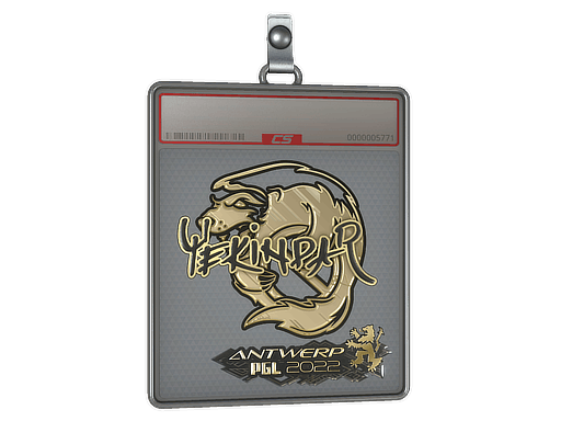 Sticker | YEKINDAR (Gold) | Antwerp 2022