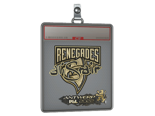 Sticker | aliStair (Gold) | Antwerp 2022