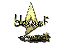 Sticker | blameF (Gold) | Antwerp 2022