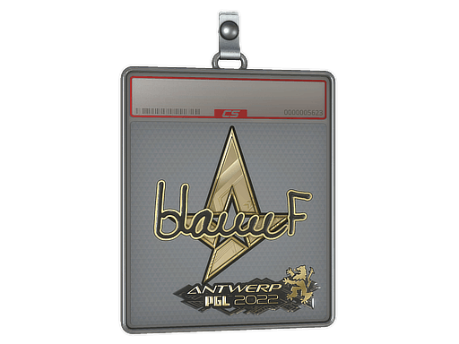 Sticker | blameF (Gold) | Antwerp 2022